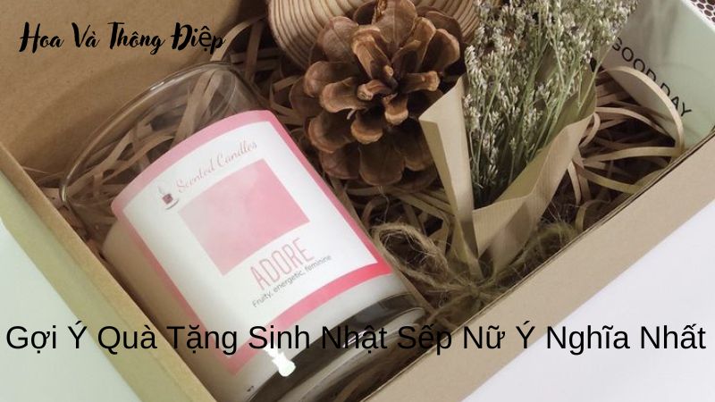 Gợi Ý Quà Tặng Sinh Nhật Sếp Nữ Ý Nghĩa Nhất